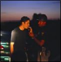 Breath test by a police officer